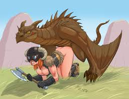 Rule if it exists there is porn of it argonian jpg x Skyrim dragon