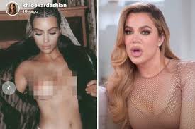 Khloe kardashian poses totally naked and covered glitter on app jpg x Khloe kardashian sex tape