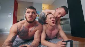 Close up threesome gay porn videos jpg x Gay threesome
