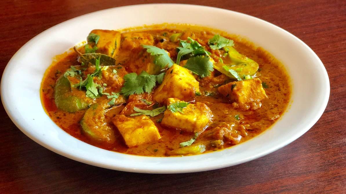 Naan n curry by null