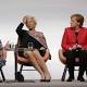 Ivanka Trump vows push for change for women, defends father 