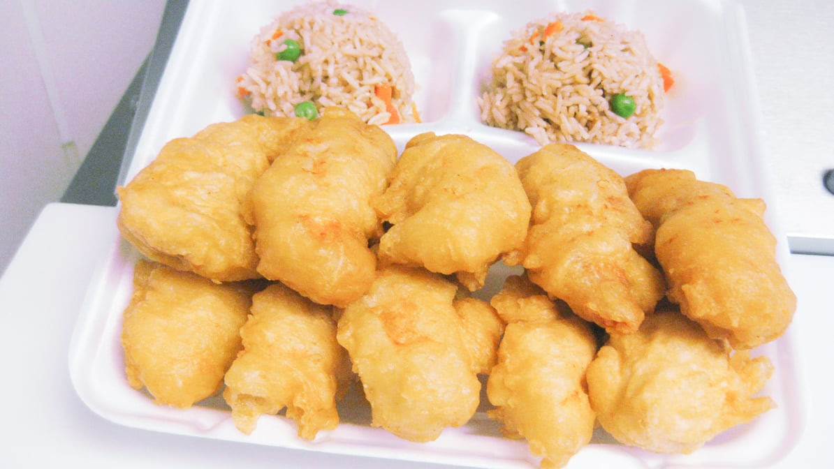 Crispy Chicken & Rice by null