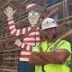 Construction foreman makes game children's hospital patients 