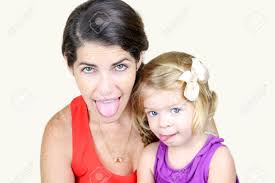 mother daughter tongue|Young Mother And The Little Girl Show Each Other Tongues. Family Fool  Around Concept. Stock Photo, Picture and Royalty Free Image. Image 68507376.