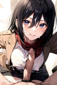Mikasa ackerman from attack on titan hot breath oiled up ai porn jpg x Mikasa ackerman