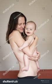 nude mom child|