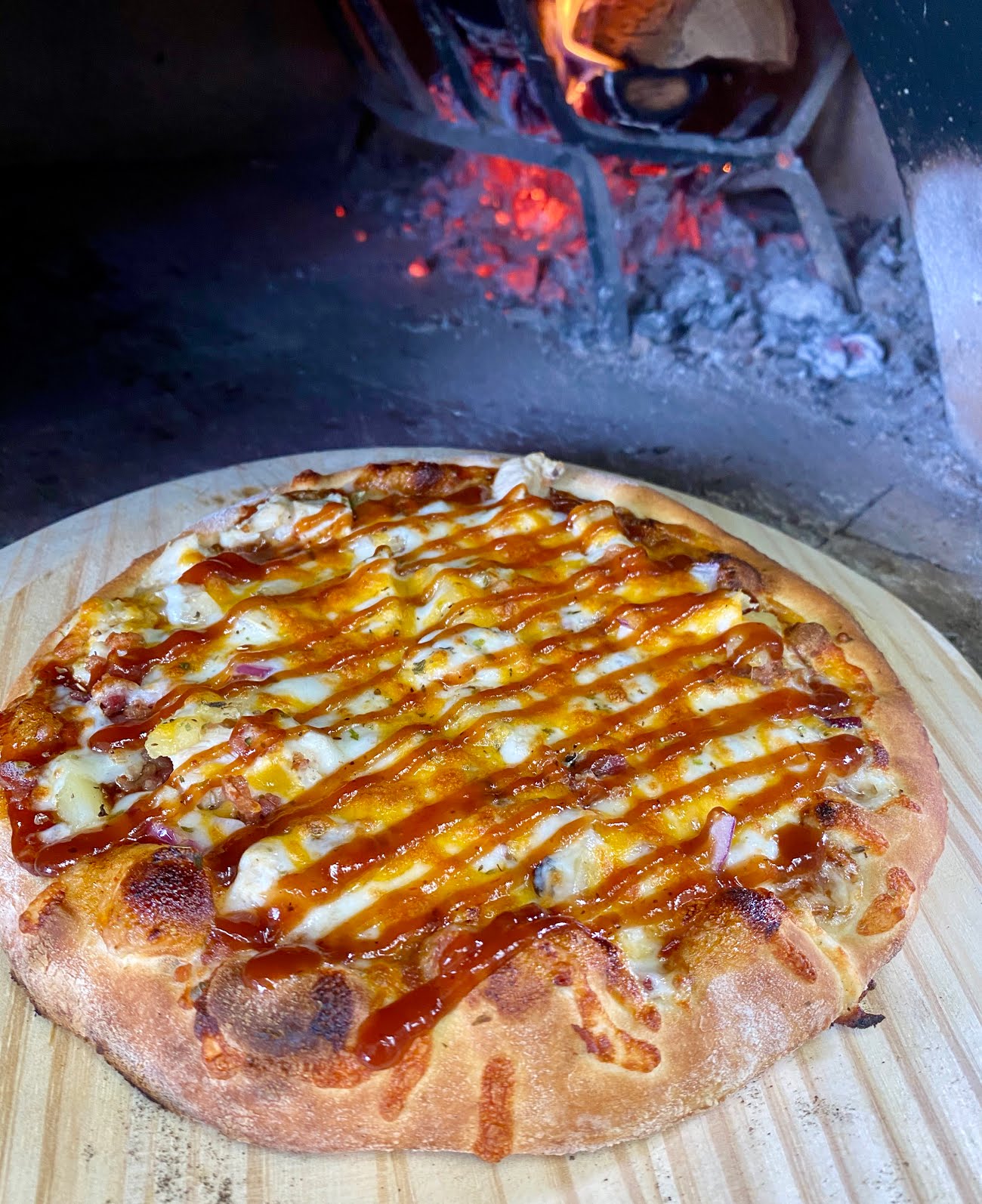 Blues Fired Pizza by null