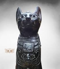 cat goddess|Sculpture Goddess Bastet as a cat - Bronze · Louvre Shop