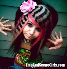 Abd dce pink hair emo biggest messy facial jpg x Emo girl hair