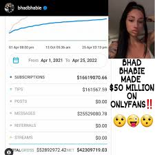 Bhad bhabie shared her onlyfans payslip jpg x Danielle bregoli