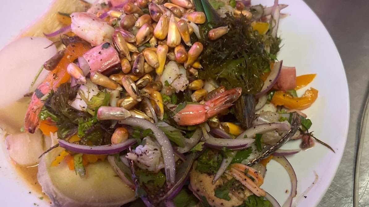 Salt & pepper Peruvian food cart 82 Ave by null
