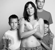 nude family photography Daughter|generations of a family grandmother mother young naked child shanty town  Stock Photo - Alamy
