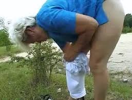 Granny outdoor shitting jpg x Granny outdoor