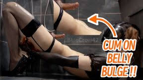 Deep belly bulge dildo makes me cum jpg x Belly bulge dildo