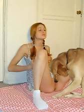 Girl dog sex free porn jpg x Teen fucked by dog