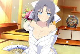 Flatten large breasts completely in senran kagura darkstalkers collab jpg x Senran kagura boobs