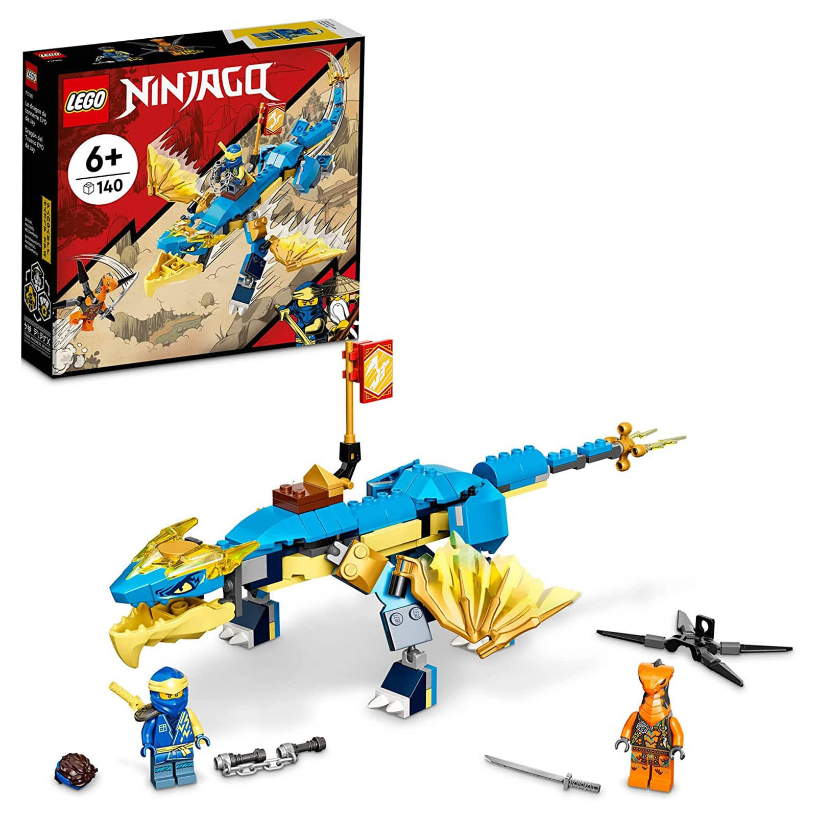 Learning Express Toys & Gifts - Cary - LEGO NINJAGO 71762 Kai's Fire Dragon  EVO | Pointy