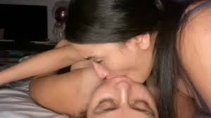 Close up wild tongues slobber and saliva kissing with step sister french kiss jpg x Tongue kissing