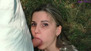 Outdoor blowjob and passionate sex facial jpg x Outside blowjob
