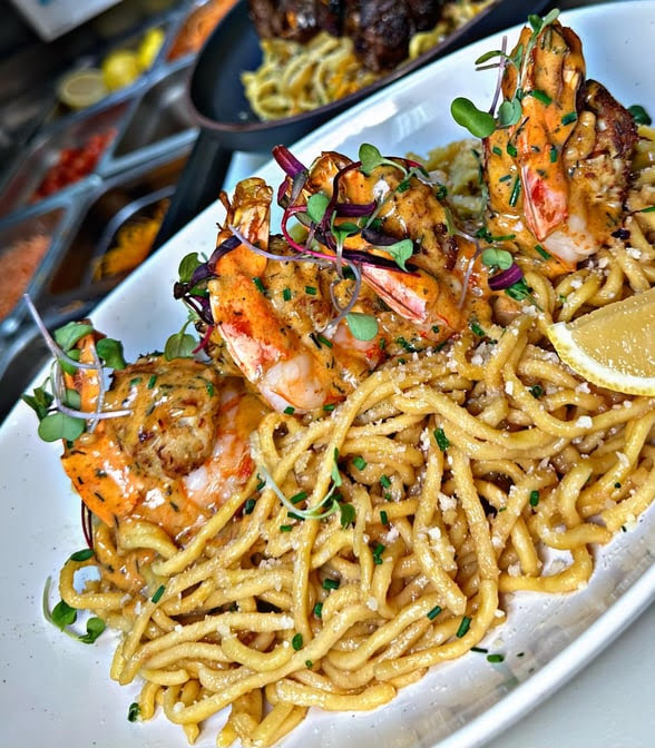 Bleu Kitchen Garlic Noodle Bar by null