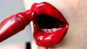 Painting your sissy lips jpg x Lip gloss for