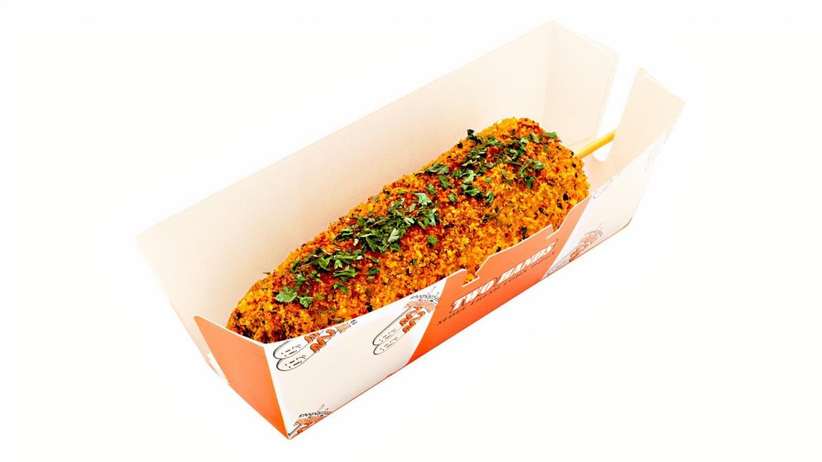 Two Hands Corn Dogs by null
