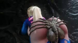 Watch samus aran meets the facehugger loop samus facehugger samus aran porn spankbang jpg x Face hugger