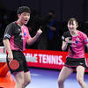 はりひな 世界卓球初のメダル獲得！ 張本・早田ペアが準決勝進出で ...