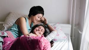 Cheating husband couple issue infidelity betrayal disloyal man using mobile phone watching porn film sex chat lying bed jpg x Sleeping girl