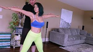 Ellie skin tight yoga foxhq jpg x Big tits yoga