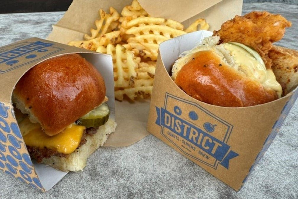 DISTRICT Donuts Sliders Brew by null