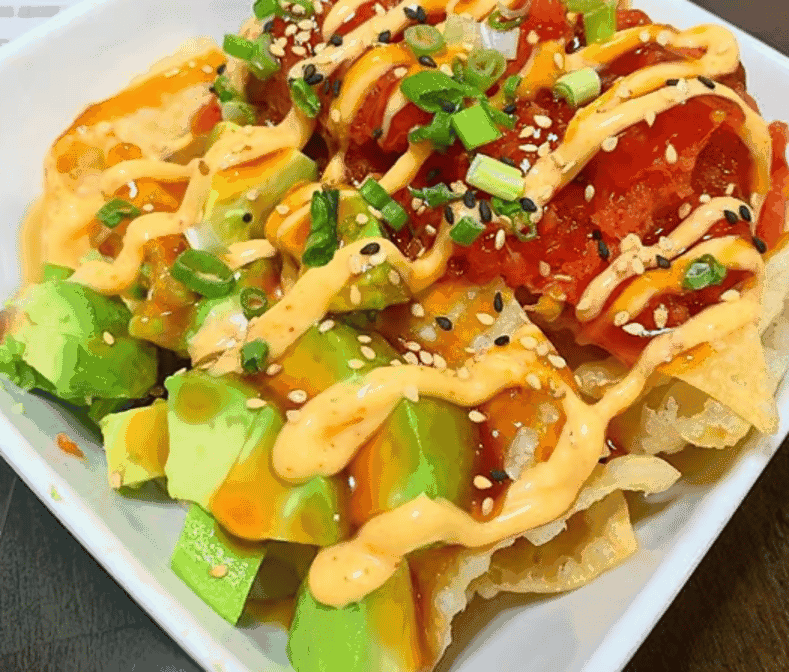 Poke Burri / Lifting Noodles Ramen by null