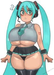 Pokemon art long hair orange eyes huge thighs hatsune miku ass jpg x Vocaloid hentai