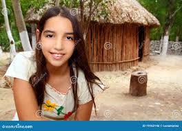 Mexican village girl|Local people mexico hi-res stock photography and images - Alamy