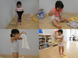 保育園　プール　着替え|