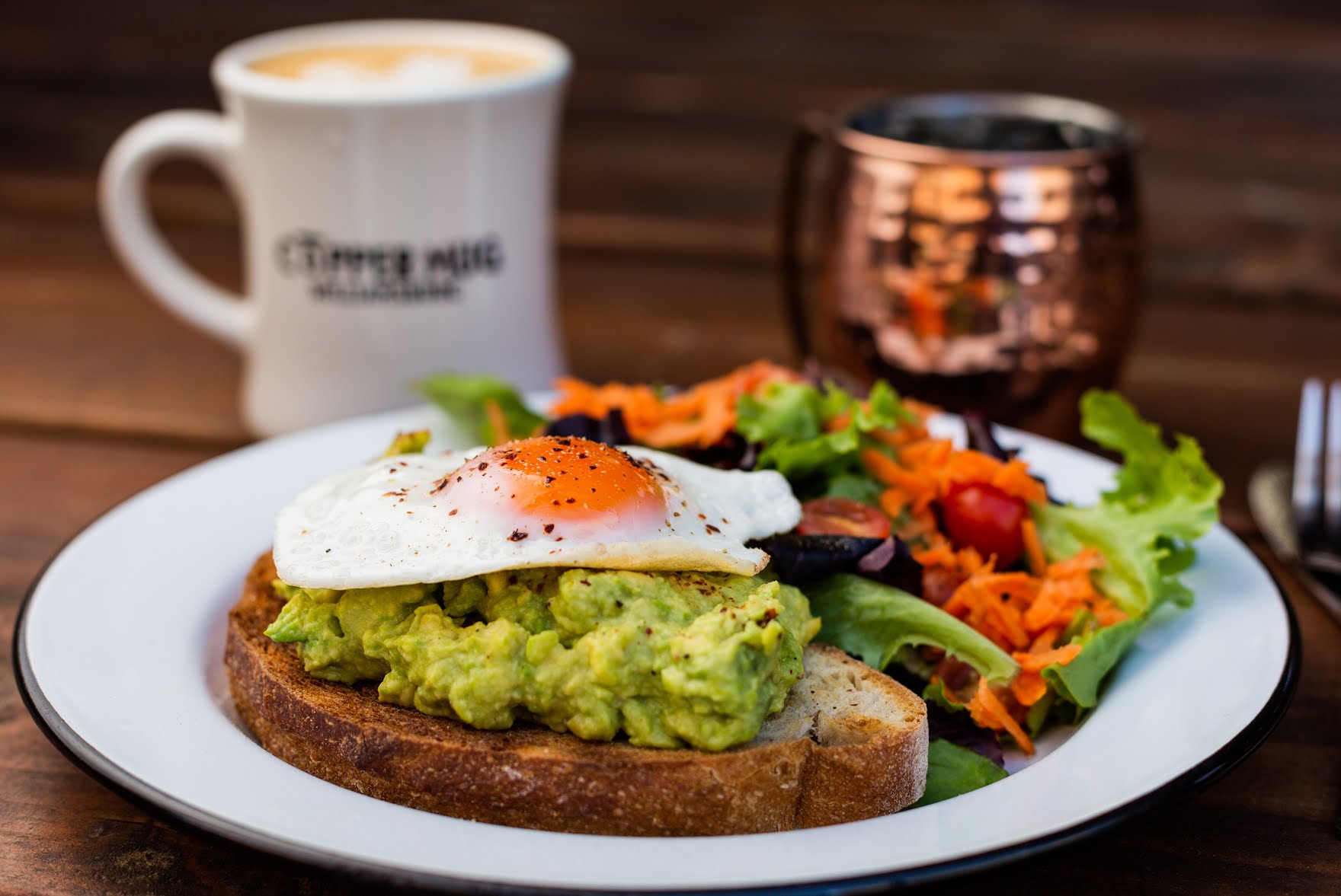 Copper Mug Coffee by null