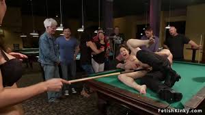 Luna star bent over the pool table and gets fucked in the ass jpg x Pool table anal