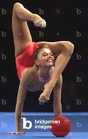 young russian gymnastics nude|Image of Russia's Alina Kabaeva, who will take part in the gymnastic