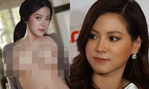 ตัดต่อดาราไทยโป๊|ช็อก! นางเอกสาวถูกตัดต่อรูปโป๊ จูน นาตาชา โกรธนมเล็กไป