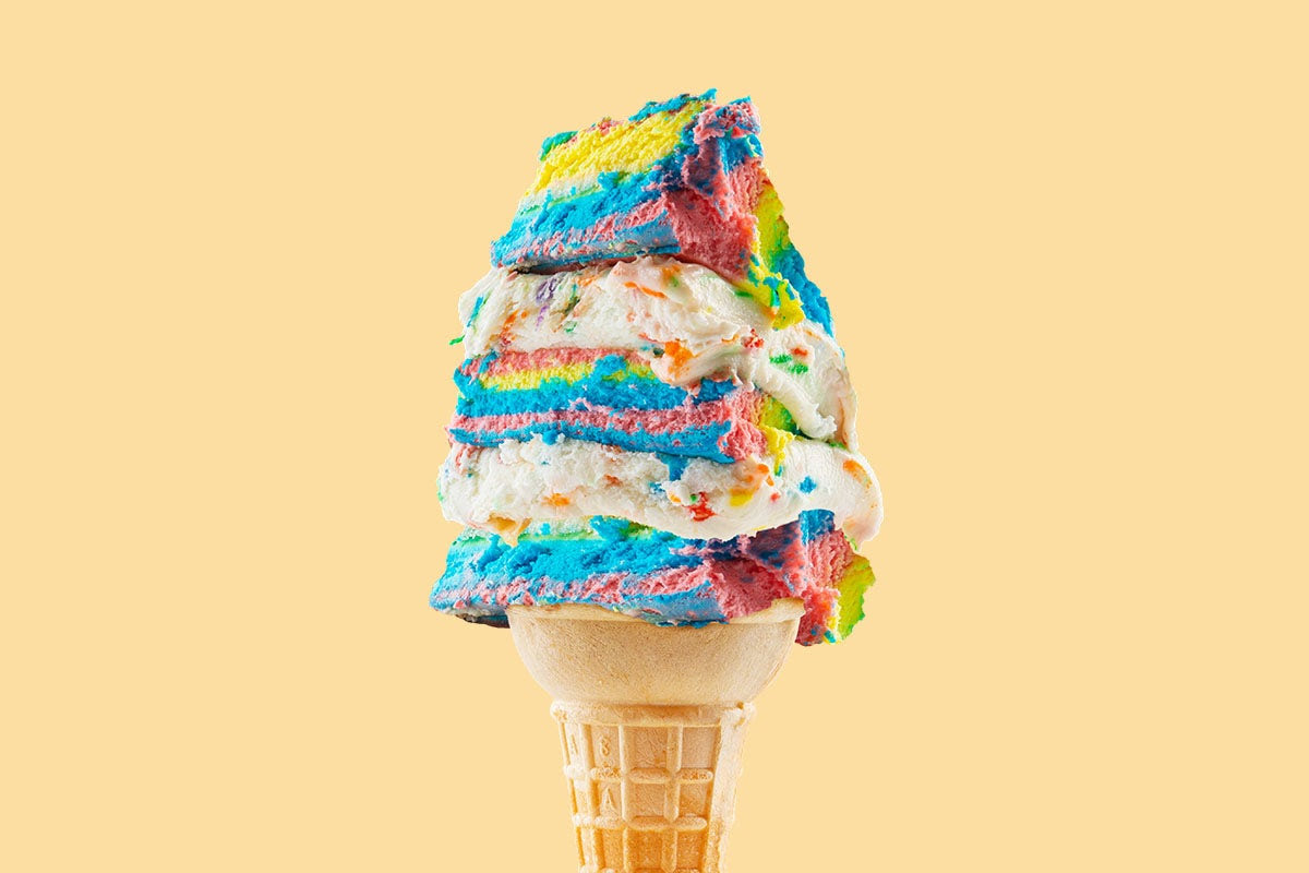 The Original Rainbow Cone by null