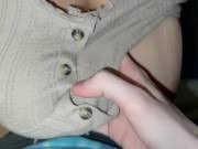 Huge tits bursting out of shirts jpg x Tits falling out of shirt