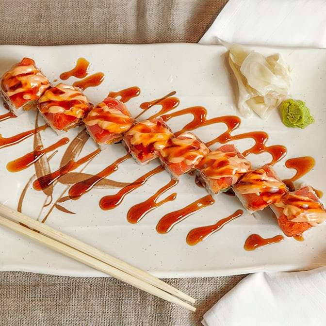 Blue spot sushi by null