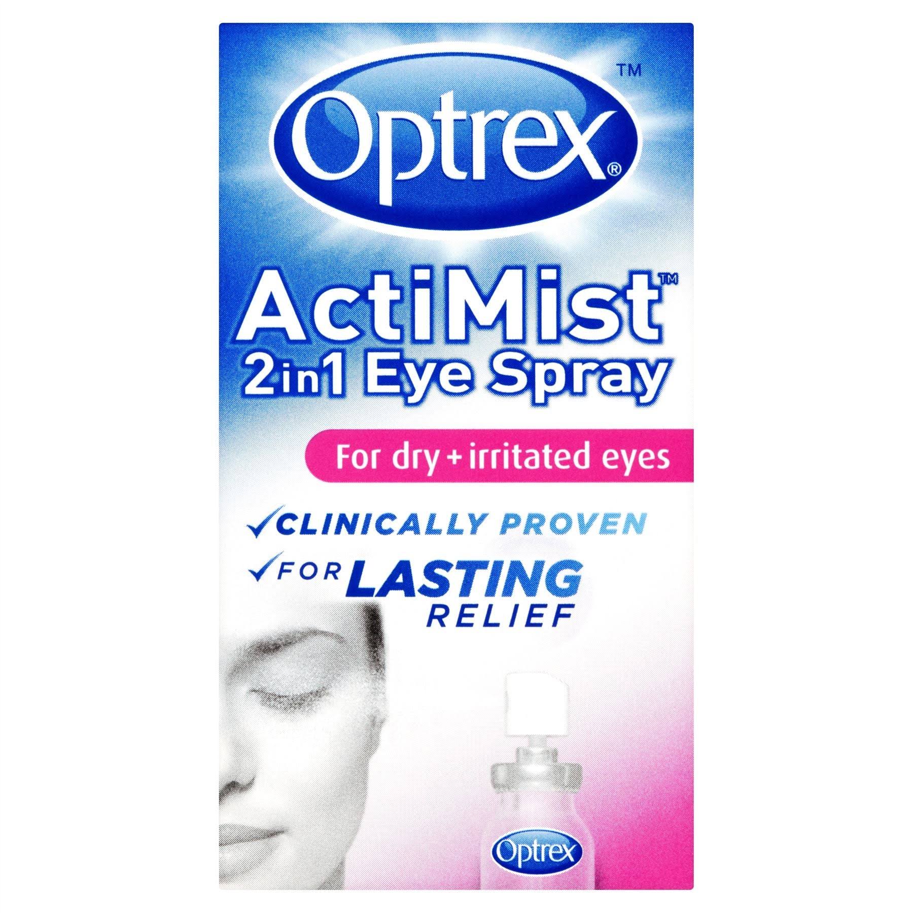 O'Keeffe's Pharmacy - Optrex ActiMist Dry & Irritated Eye Spray 10ml |  Pointy