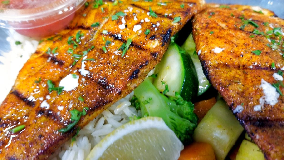Sea Salt Fish Grill by null