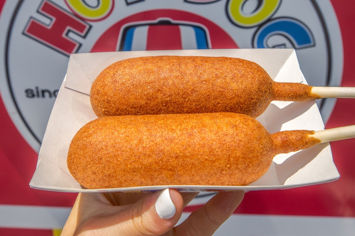 Hot Dog on a Stick by null