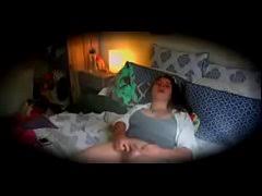 Hidden cam teen horny slut masturbates to porn jpg x Hidden cam masturbation