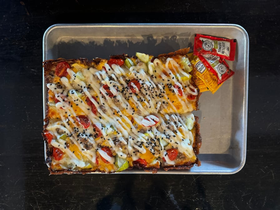 Wrecktangle Pizza by null
