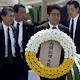 Japan's Abe renews pledge of nuclear weapons free Japan at Nagasaki memorial 