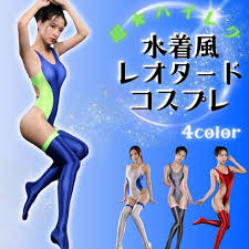 cosplex ハイレグ レオタード |スベスベ光沢体操服 ハイレグ レオタード 競泳水着 コスプレ服装 レースクイーン 仮装 イベント チアガール制服 美脚 コスチュー ムセット ダンス服  : スゴイストア - 通販 - Yahoo!ショッピング