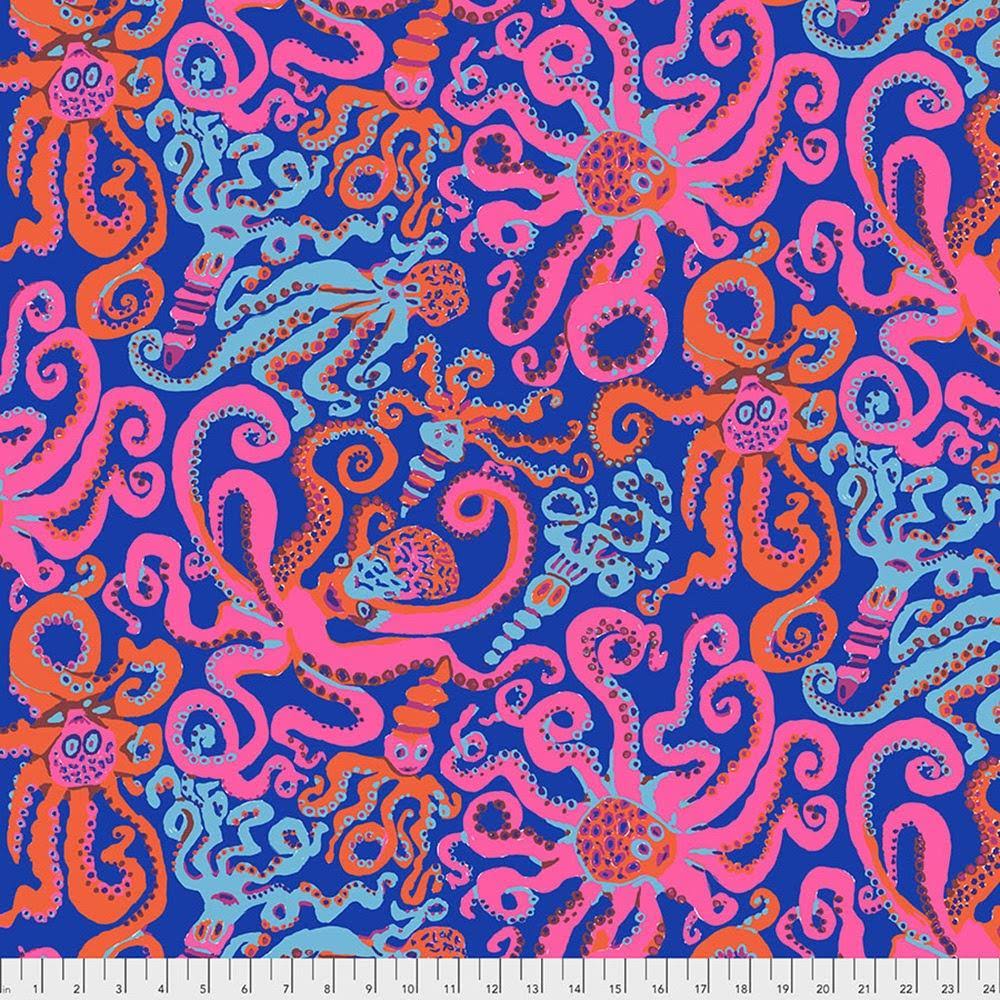 Sweet Home Quilting and Supplies - Free Spirit Kaffe Fassett Garlands Green  PWGP181GREEN - TheDIYAddict | Pointy